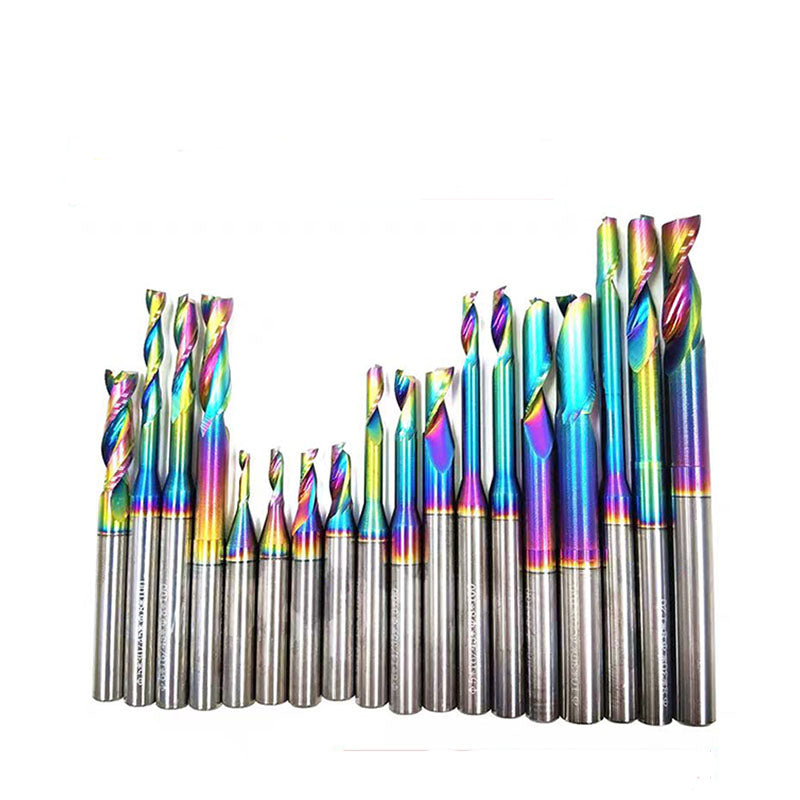 Manufacturers USA High Performance Solid Carbide End Mill - AlCrN Coated, Variable Helix, 6 Flute, Variable Geometry